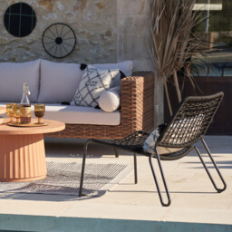 Masix Woven Cord Low Garden Chair - thumbnail 2