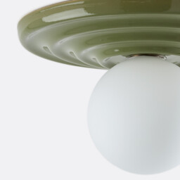 Holi Ceramic and Opal Glass Ceiling Light Or Wall Light, Diameter 33.2cm - thumbnail 4