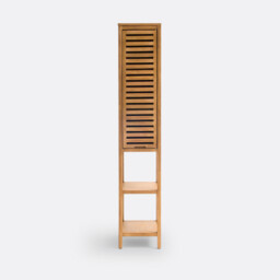 Haumea Oiled Acacia Bathroom Storage Column - thumbnail 2