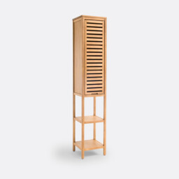 Haumea Oiled Acacia Bathroom Storage Column