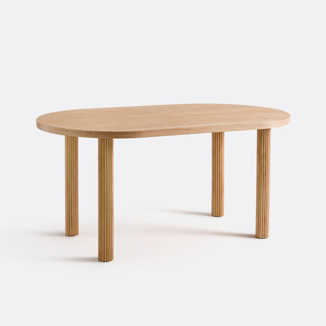 Set of 4 Fluted Table Legs, Alzar - image 1