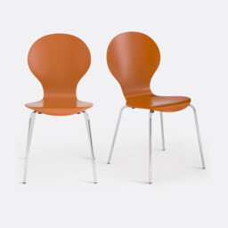 Set of 2 Lenon Stacking Chairs