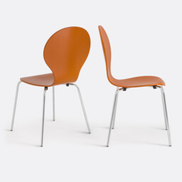 Set of 2 Lenon Stacking Chairs - thumbnail 3