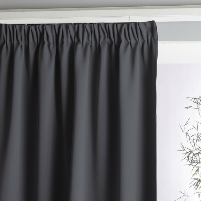 Voda Blackout Radiator Curtain with Pencil Pleat Or Wave