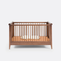 Florette Vintage Walnut Stain Convertible Cot - thumbnail 2