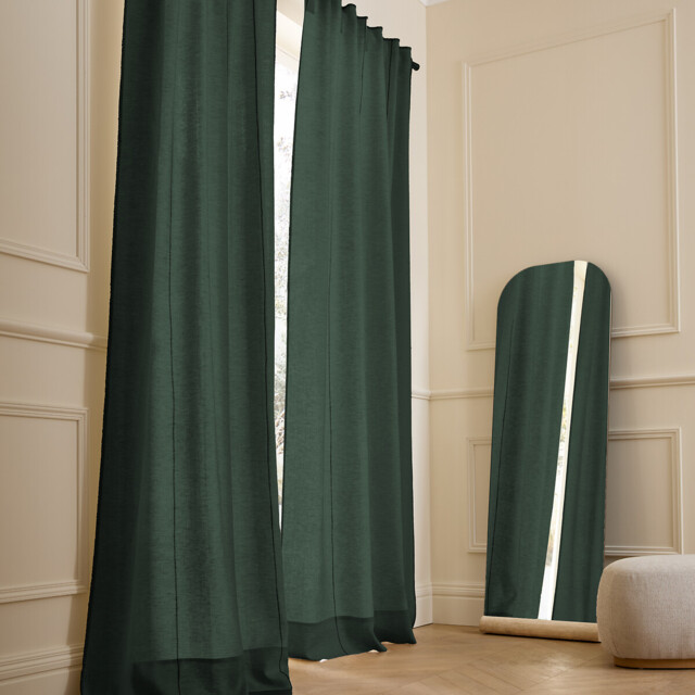 Tojos 100% Washed Linen Hidden Tab Curtain - image 1
