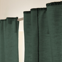 Tojos 100% Washed Linen Hidden Tab Curtain - thumbnail 4