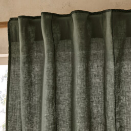 Tojos 100% Washed Linen Hidden Tab Curtain - thumbnail 2