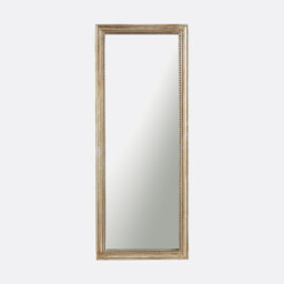Afsan Rectangular Mirror in Solid Mango Wood, W55 X H140cm - thumbnail 1