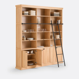Dario Pine Ladder Bookcase - thumbnail 4
