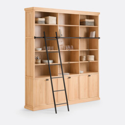 Dario Pine Ladder Bookcase - thumbnail 1