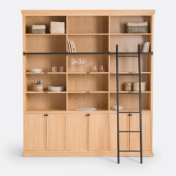 Dario Pine Ladder Bookcase - thumbnail 3