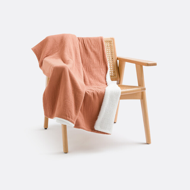 Kumla Fleece & Cotton Muslin Blanket - image 1