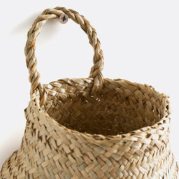 Set of 2 Rixy Woven Straw Wall Baskets - thumbnail 4