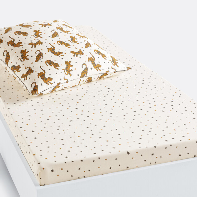 Tigris 30% Recycled Cotton Child's Fitted Sheet - image 1