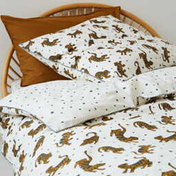 Tigris 30% Recycled Cotton Child's Fitted Sheet - thumbnail 3