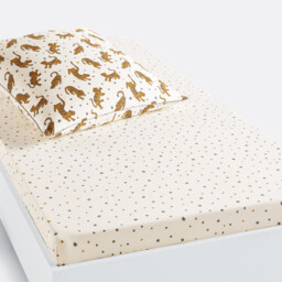 Tigris 30% Recycled Cotton Child's Fitted Sheet