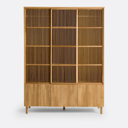 Bilbao Wardrobe in Oak and Veneer with 6 Doors - thumbnail 3