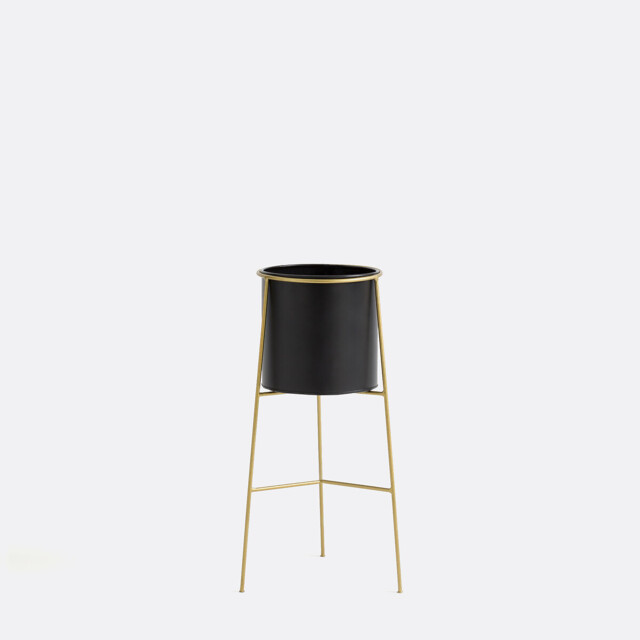 Inaya 22cm Diameter Raised Metal Planter - image 1