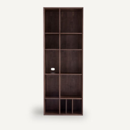 Mikube Bookcase in Walnut Veneer - thumbnail 4