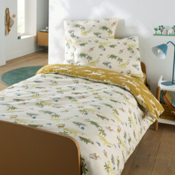 Alnis Dinosaur Print Organic Cotton Child's Pillowcase - thumbnail 3