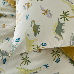 Alnis Dinosaur Print Organic Cotton Child's Pillowcase - thumbnail 4