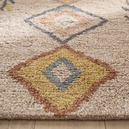 Mirjana Hand-Knotted 100% Thick Wool Bedside Rug - thumbnail 2