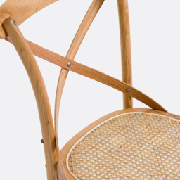 Set of 2 Cedak Oak Cross-Back Chairs - thumbnail 4