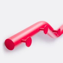 Tubi 8-Hook Coloured Steel Coat Rack - thumbnail 4