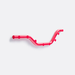 Tubi 8-Hook Coloured Steel Coat Rack - thumbnail 1