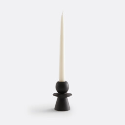 Greta 10cm High Ceramic Candlestick - thumbnail 3
