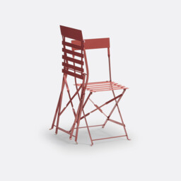 Set of 2 Ozevan Folding Metal Chairs - thumbnail 3