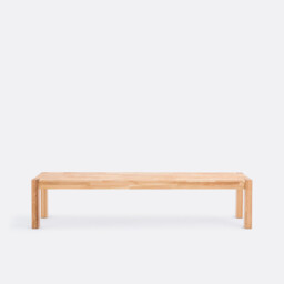 Adélita Solid Oak Bench, L200cm - thumbnail 2