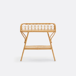 Malu Vintage Console Table in Rattan Cane - thumbnail 3