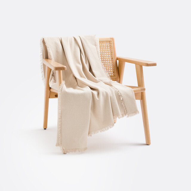 The Panama Fringed Cotton Blanket - image 1