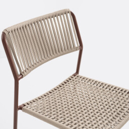 Set of 2 Namy Steel/Rope Garden Chairs - thumbnail 3