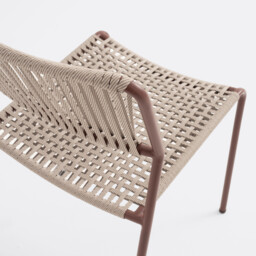 Set of 2 Namy Steel/Rope Garden Chairs - thumbnail 4