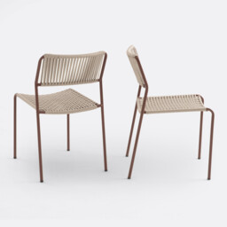 Set of 2 Namy Steel/Rope Garden Chairs - thumbnail 2