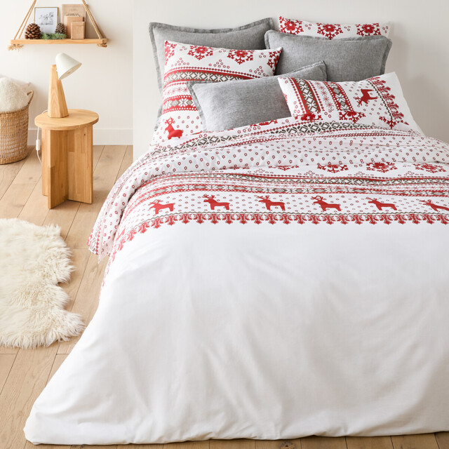 Ovelis Fair Isle 100% Cotton Duvet Cover - image 1