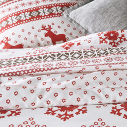 Ovelis Fair Isle 100% Cotton Duvet Cover - thumbnail 2