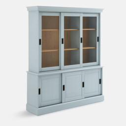 Poiret 6 Door Dresser in Solid Pine and MDF