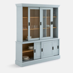 Poiret 6 Door Dresser in Solid Pine and MDF - thumbnail 4