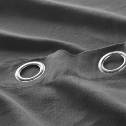 Panama Plain Eyelet Curtain in Woven Cotton - thumbnail 3