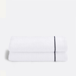 Victor Hand Towels in Combed Cotton 675g/m2 in Set of 2 - thumbnail 1