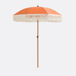 Biara Fringed Parasol Garden Umbrella - thumbnail 1