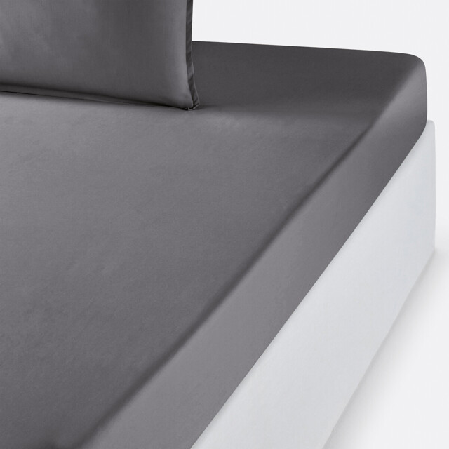 Plain Organic Cotton Percale Fitted Sheet