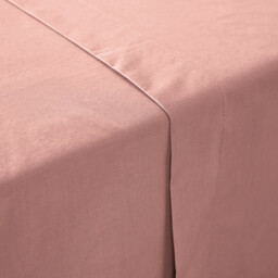 Scenario Plain Cotton Percale 200 Thread Count Flat Sheet - thumbnail 3
