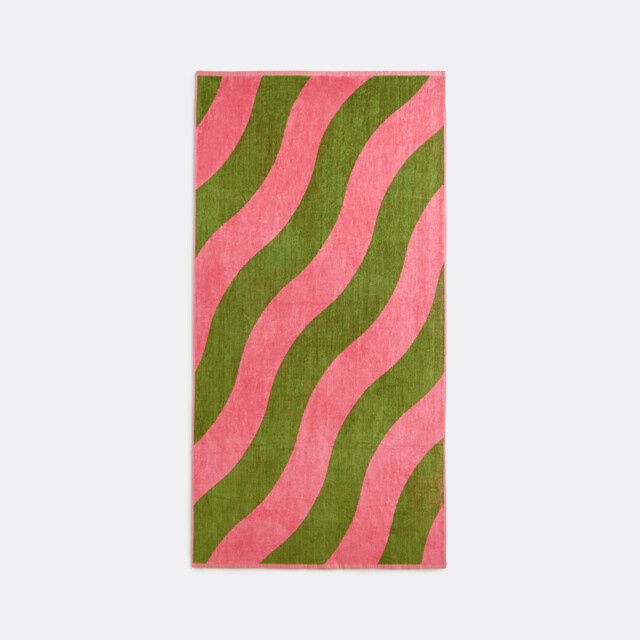 Scénario Vague Velour Beach Towel - image 1