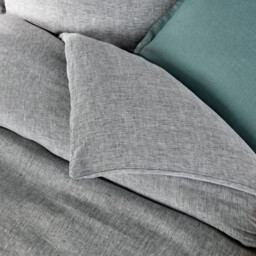 Linot Plain 100% Washed Linen Duvet Cover - thumbnail 2