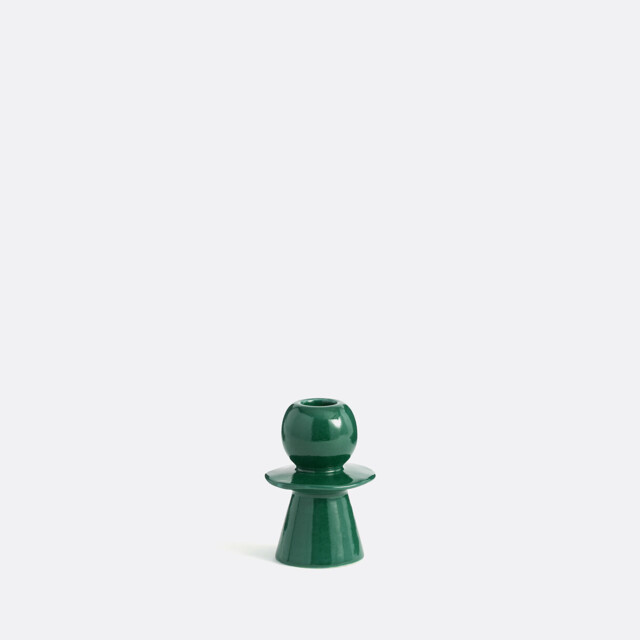 Greta 10cm High Ceramic Candlestick - image 1
